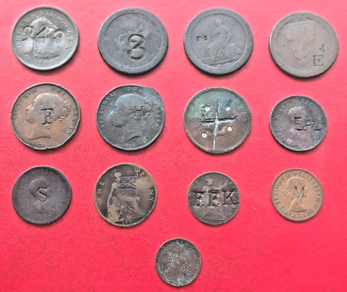 Lot engraved old british - old,