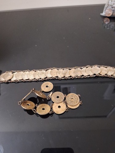 Old coin jewllery - old,