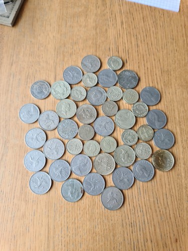 Old british and overseas coins - overseas,