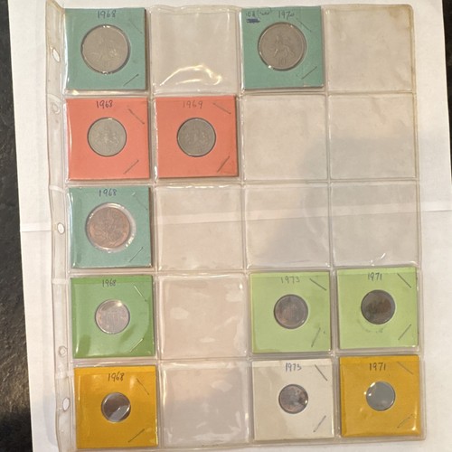 Old british coins set - of, 11-