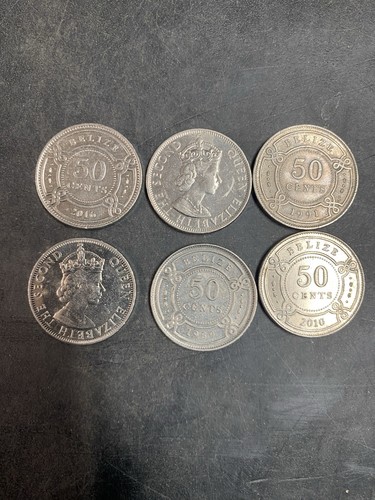 Belize cents coins - coins, 6