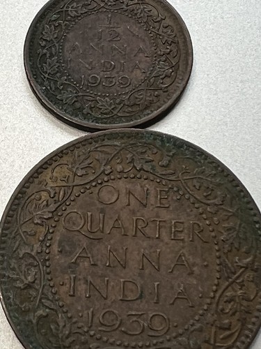 Old british india coins - india,