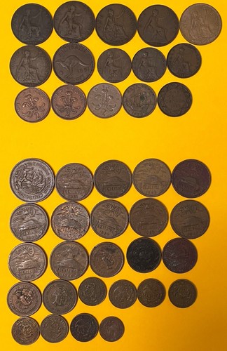 Vintage world coin lot - vintage, old
