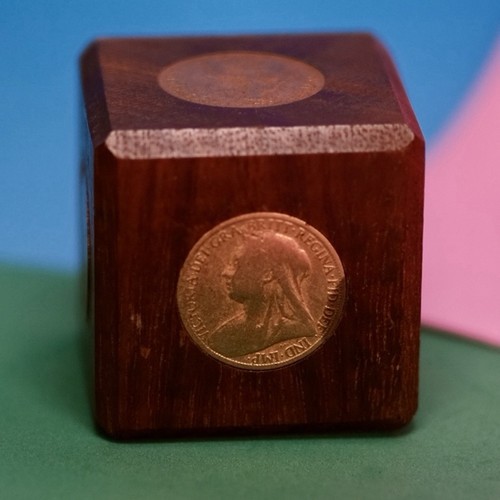 Vintage wooden cube set - , with