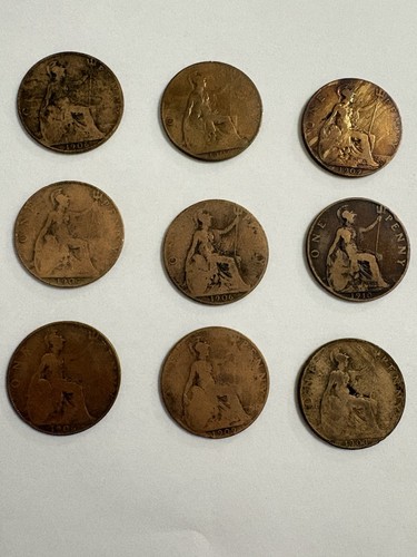 Edward vii pennies 1903 - vii,