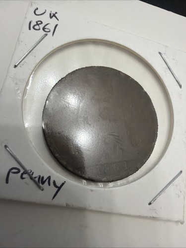 1861 british one - 1, penny