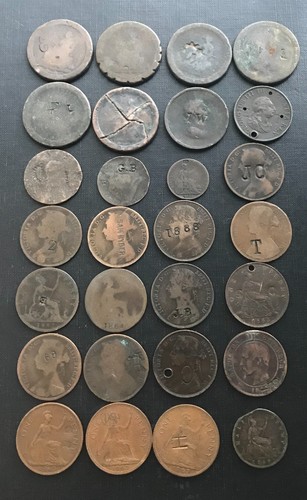 28x counter stamped engraved - counter,