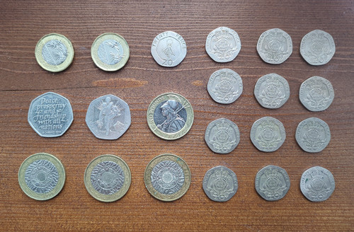Old british collectible coins