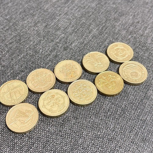 British pound coins set of - british,
