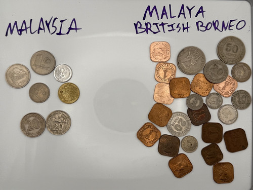 Old world coins vintage - world,