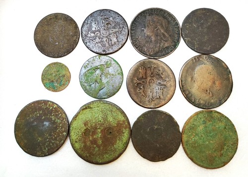 Old vintage world coins - old, &