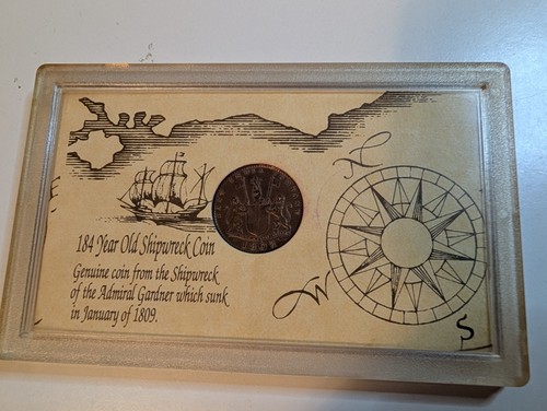 1808 shipwreck coin admiral - shipwreck,