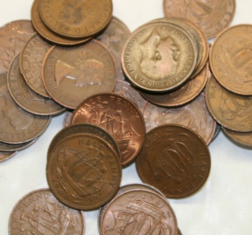 Half pennies bulk - 25,