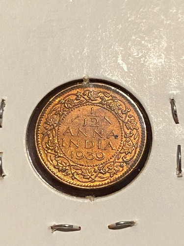 1939 india british anna - 1939, 1/12