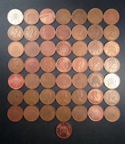Old great britain coin - coin,