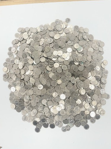 Large lot old sixpence - large,