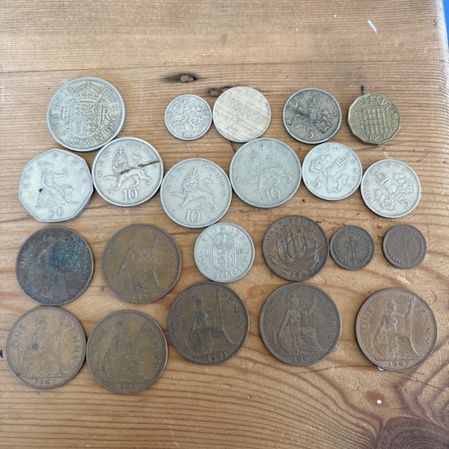 Job lot old coins - lot,