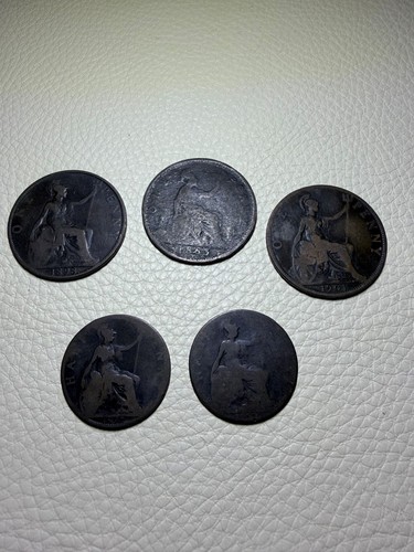 Victorian penny half - penny,