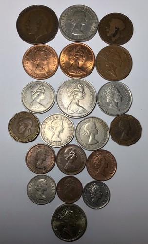 Old united kingdom coin - united,